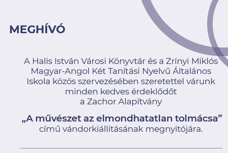 A mvszet az elmondhatatlan tolmcsa (vndorkillts)